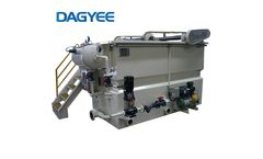 Dajiang - Model DAF - 30m3/H Textile Remove Oil SS DAF Dissolved Air Flotation Water Treatment System