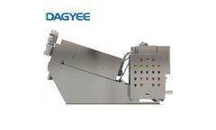 Dajiang - Model DL - Self-Clean Slurry Dehydrator Dehydrating Sludge Screw Press For Printing And Dyeing Waste Water Treatment Plant