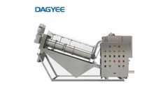 Dajiang - Model DL - Low Maintenance Screw Press Sludge Dewatering Machine Sludge Dehydrator Treatment Machine