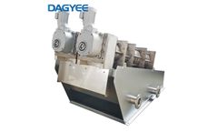 Dajiang - Model DL - Multi-plate Screw Press Sludge Dehydrator Solid Liquid Separator Sludge Dewatering Press Machine