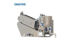 Dajiang - Model DL - Dehydrator Sludge Multi Disk Auger Flight Screw Blade Press Dewatering Equipment