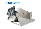 Dajiang - Model DL - Stainless Steel Automatic Dewatering Multi Disc Screw Press Stacked Screw Sludge Dehydrator