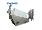 Dajiang - Model DL - Industrial Wastewater Treatment Screw Press Dehydrator
