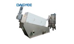 Dajiang - Model DL - Industrial Wastewater Treatment Screw Press Dehydrator