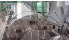 Horizontal industrial 3 phase decanter centrifuge - Video