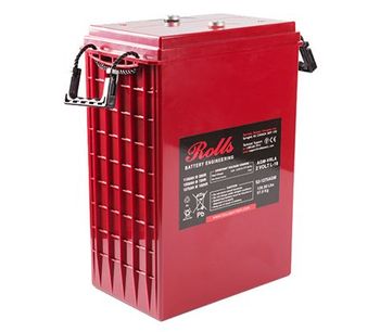 Rolls Battery - Model S2-1275AGM-RE - 2V 1275A/hr Deep Cycle AGM
