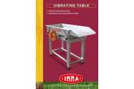 I.M.M.A. - Stainless Steel Vibrating Tables - Brochure