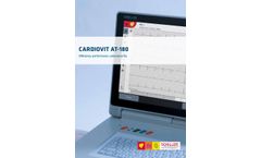 Cardiovit - Model AT-180 - High-Performance 16-Channel ECG System  - Brochure