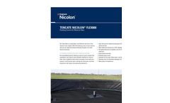 Tencate Nicolon - FLEX800 - Floating Covers for Manure Silos - Brochure