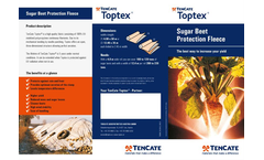Toptex Sugar Beet Protection Cover - Brochure