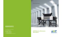 GEP Ecotech - Model GDB Series - Double-Shaft Shredder - Brochure