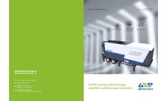 GEP Ecotech - Model GPW Series - Mobile Solid Waste Processing Shredder Machine - Brochure