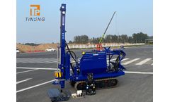 Tianpeng/C-tech - Model SPT-C390 - Fully Hydraulic dynamic soil probing rig on Crawler Chassis