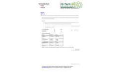 Hi-Tech - Model BLU K - Liquid Nitrogen Fertilizer - Brochure