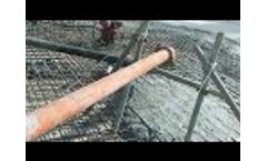 Large Mixing Integrated Concrete Pump - Video