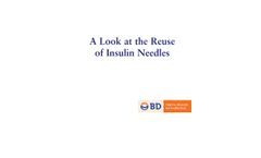 BD - Model 1-mL - Conventional Insulin Syringes - Brochure