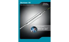 Hurricane - Model RX - Biliary Balloon Dilatation Catheter - Brochure