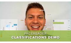 FaceReader Classifications Demo - Automated facial expression analysis | Noldus Product Demo - Video