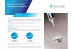 Zimmer - Model Beta-bsm - Injectable Bone Substitute Material - Brochure