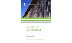 Solaronix - Solar Cell - Brochure
