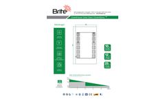 BriteSolar GreenGlass - Model BSG-65 - Greenhouse Solar Glass - Brochure