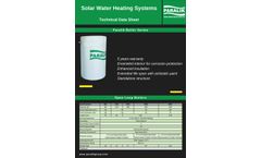 Solar Water Heating Systems - Brochure