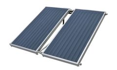 Model Eco-8 - Vertical Flat Plate Solar Panel Compatible with Open System Termosiphon System