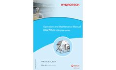 Hydrotech - Model - Disc Filters -  Manual