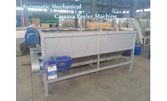 DOING - Model TY - Food grades stainless steel cassava peeling machine in gari processing