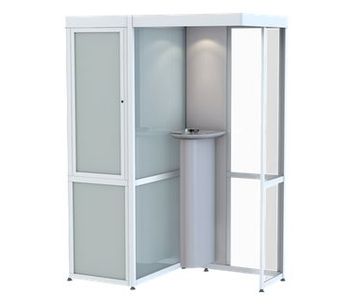 QleanAir - Model S30 - Safety Stand Alone Smoking Cabin