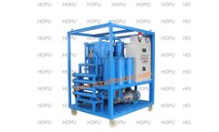 HOPU - Model ZYD-100 - High Voltage Transformer Oil Purifier, Double Stage Vacuum Insulating Oil Filtration Equipment