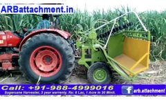 Tractor Sugarcane Harvester, Call: 9884999016 Tractor attachment, Harvest 1acr per 1Hr - Video