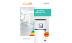 Energie - Model Aquapura MonoBloc - Heat Pumps for Demestic Water Heating - Brochure