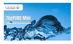 [Wellspring] ThePURO Mini - Compact Water Purification Solution