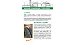 Hollow Fiber Membrane Manufacturing Systems - Catalog