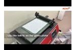 Flat Sheet Membrane Casting Machine - Table Top - Lab Scale Equipment - MEMS - Video