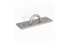 StrongTop - Model 802001-901 - Permanent Suspended Maintenance Stainless Steel  Plate Anchor