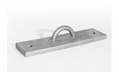 StrongTop - Model 802002-001 - Permanent Suspended Maintenance Wide Plate Anchor