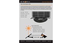 Eye-Trax - Solar Panel Extension Wire - Brochure