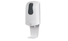 Deflecto - Model SSTNAWMW - White Wall Mounted Hand Sanitizer Dispenser
