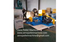 Zeno - Model ZNGP100 - Floating fish feed extruder machine for catfish tilapia