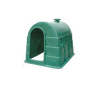 Model BPCH - Standard Hutch - 1 Small breed calf Without Feeder Pack