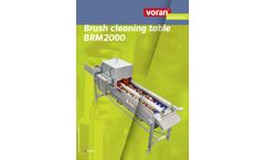 Voran - Model BRM - Cleaning and Sorting Table - Brochure