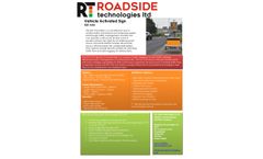 Roadside - Model SDT - Solar Portable Vehicle Activated Sign - Brochure