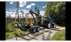 BMF 11T1Pro forestry trailer and BMF 720 crane 2020 FIN - Video