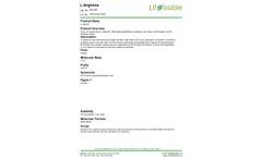 	L-Arginine - Model AA-445 - Amino Acids- Brochure