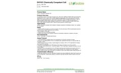 Lifeasible - Model GV3101 -ACC-100 - Chemically Competent Cell - Brochure