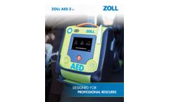 Zoll - Model AED 3 - BLS Defibrillator for EMS - Brochure