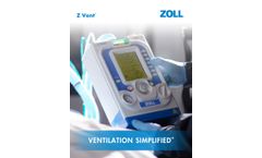 Zoll - Model Z Vent - Transport Ventilator for EMS - Brochure