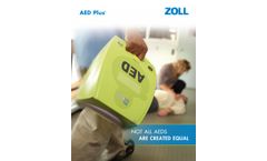 Zoll - Model AED Plus - Defibrillator for EMS - Brochure